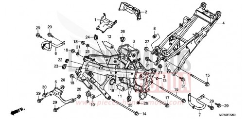 CARROSSERIE DE CHASSIS NT700VAB de 2011
